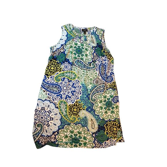 NWT ALYX BLue and Green Paisley Dress - Size 1X - Picture 14 of 14